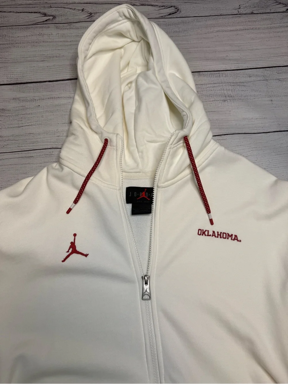 OU Jordan Zip Up Hoodie
